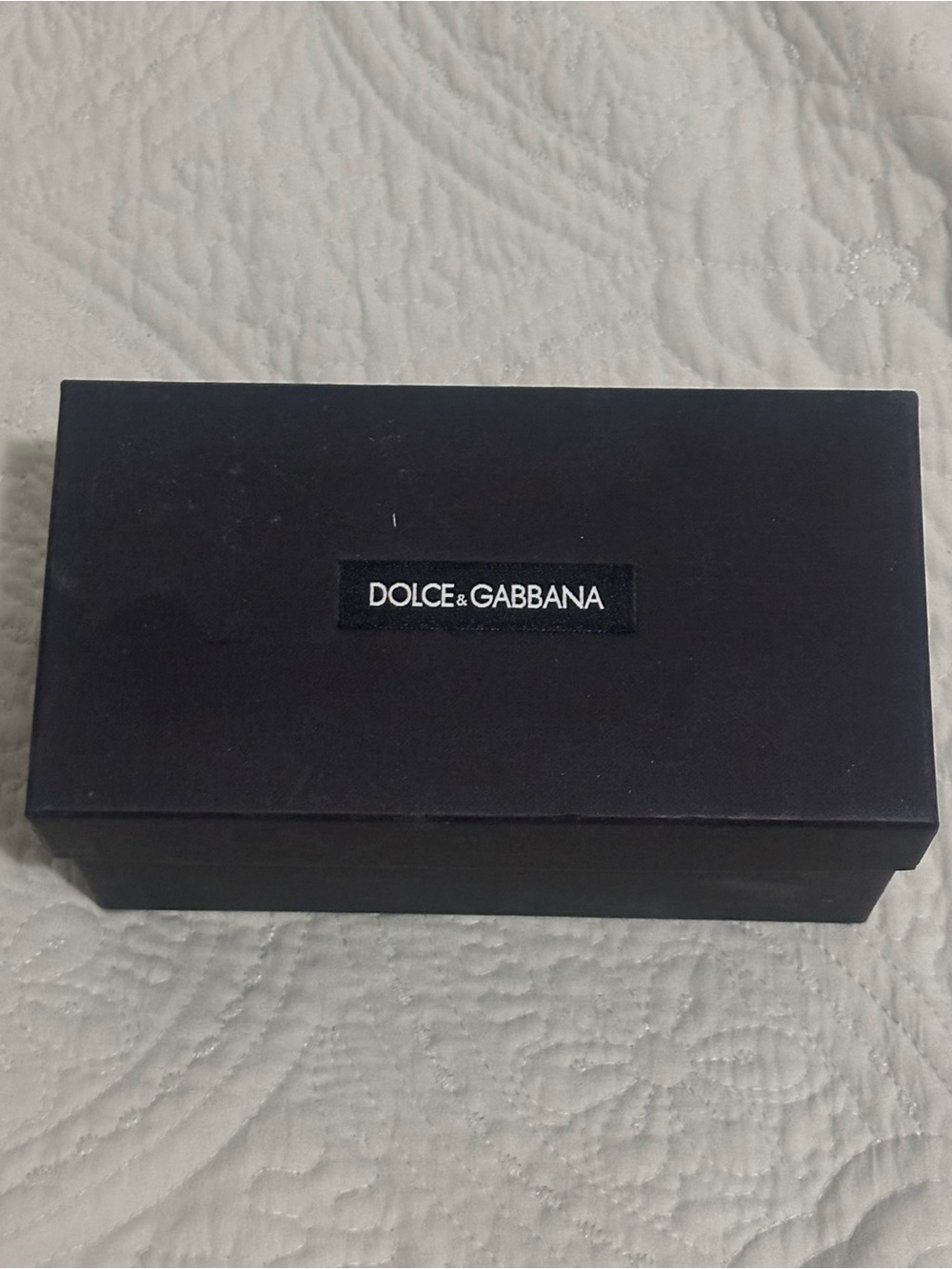 Dolce & Gabbana Black Eyewear Case with Logo Patch